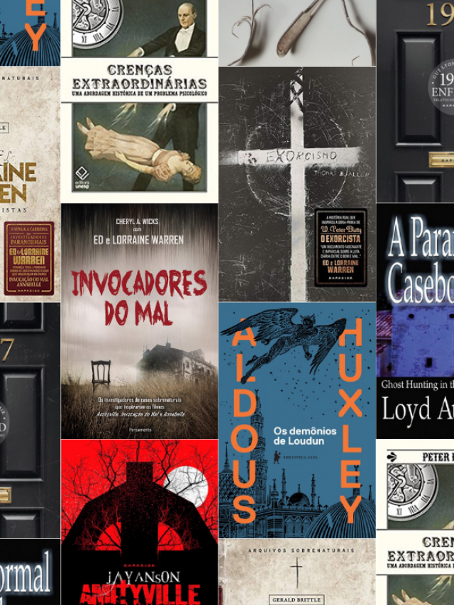 Livros sobre paranormalidade e assombrações